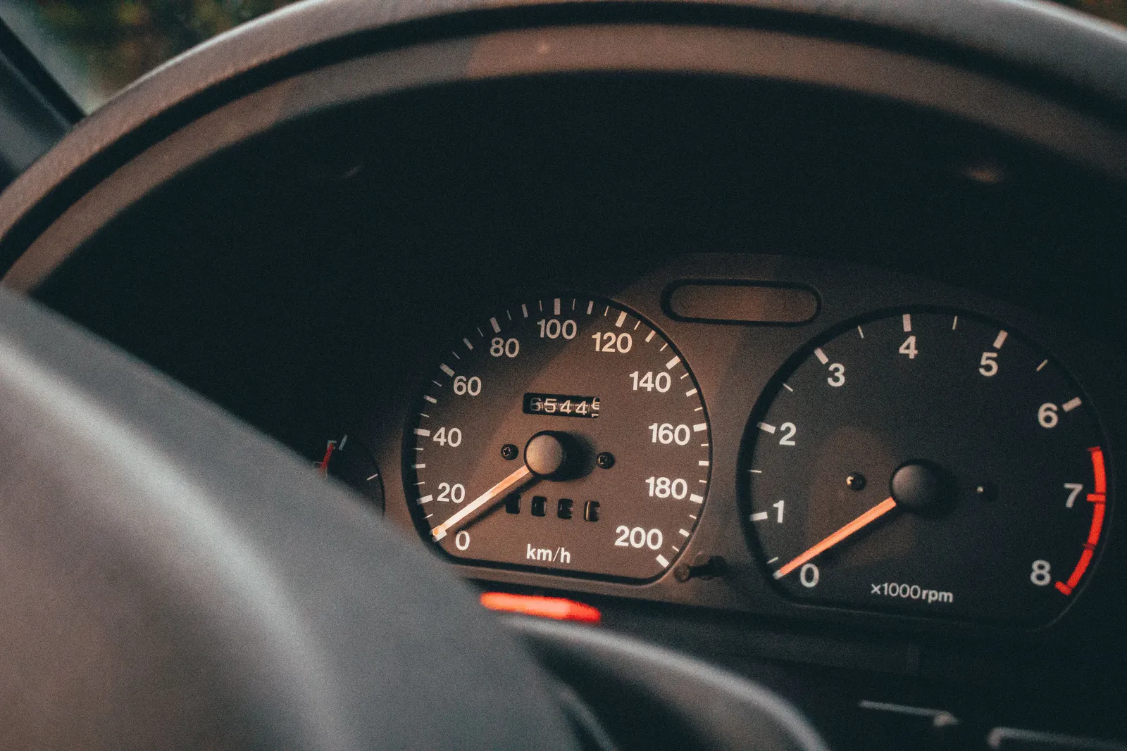 Tachometer eines Autos