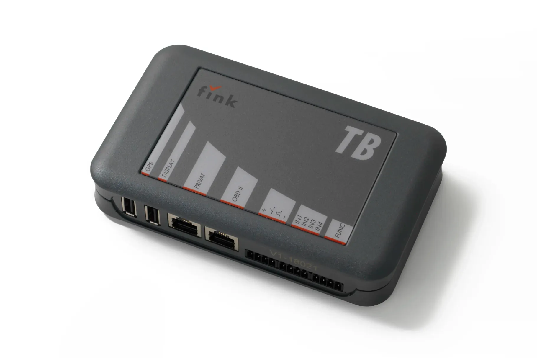 Fink Tracking-Box mit GPS-Antenne im Fahrzeug verbaut