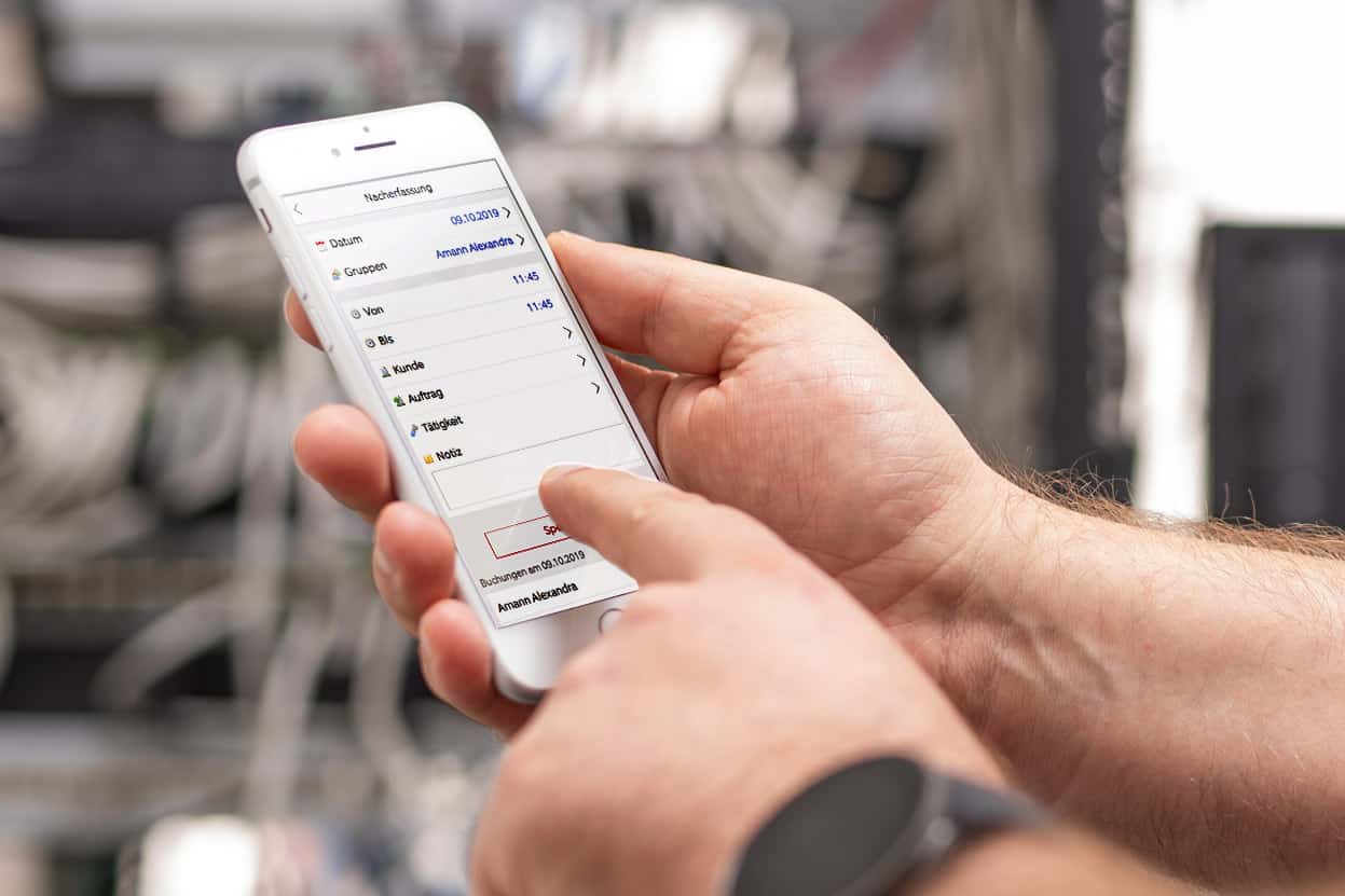 Innovative Funktionen einer elektronischen Zeiterfassung
